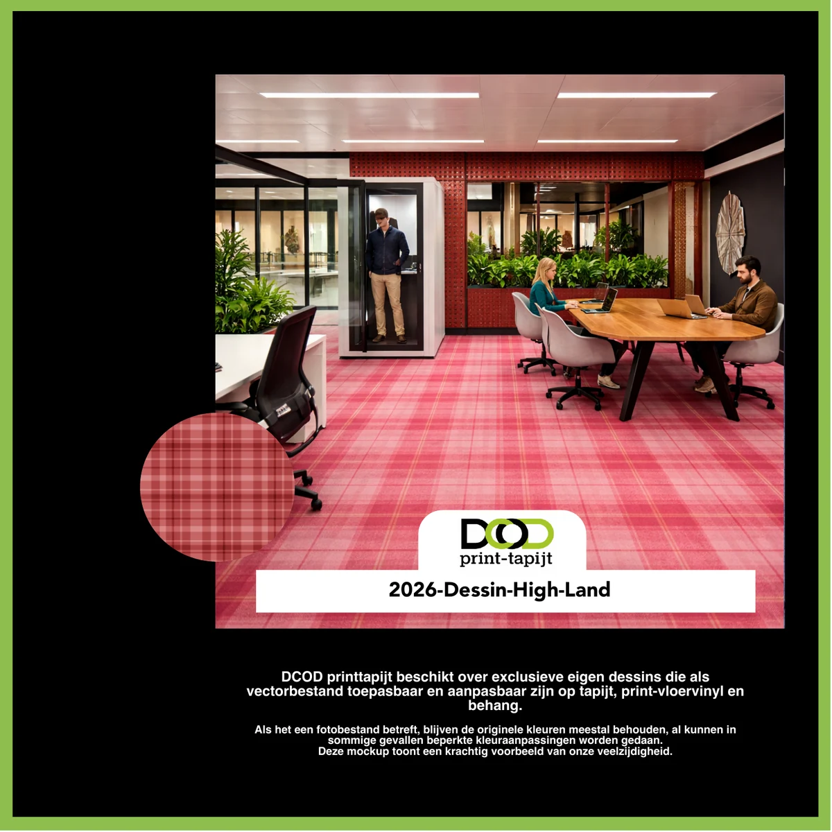 DCOD 2026-Dessin-High-Land – High Land printtapijt dessin