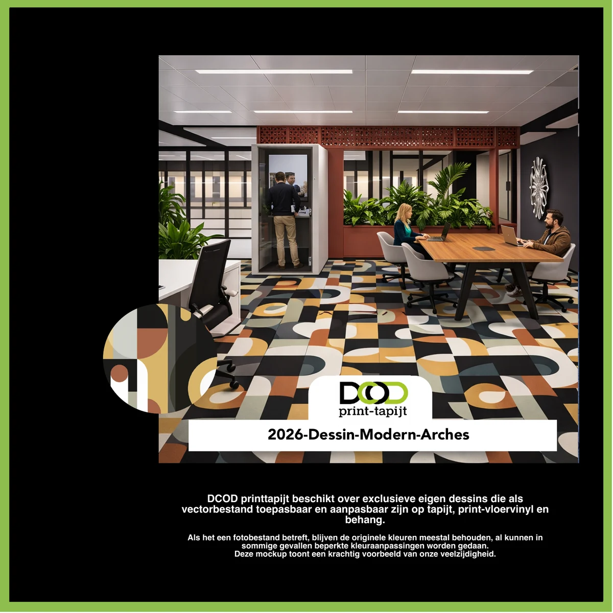 DCOD 2026-Dessin-Modern-Arches – Modern Arches printtapijt dessin